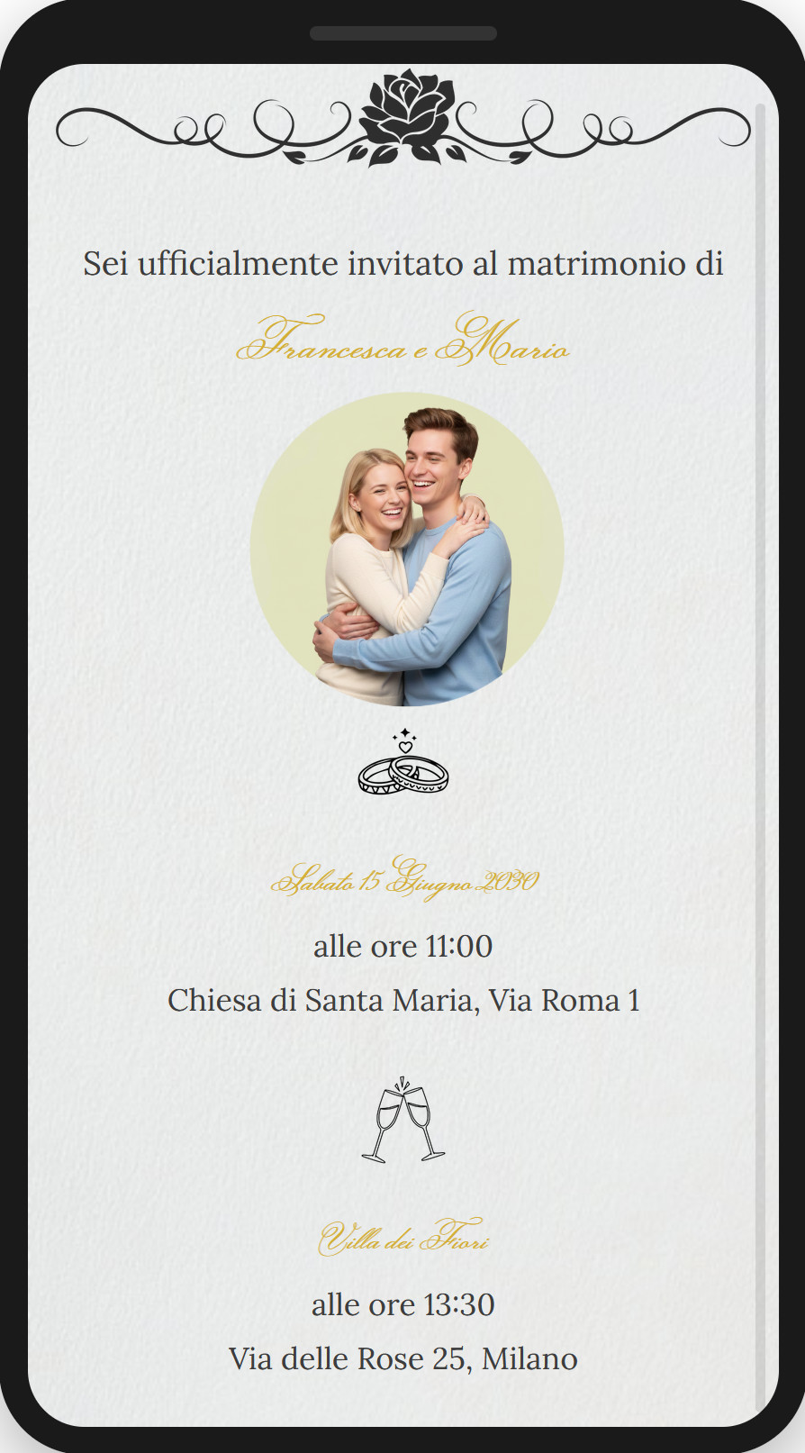 preview-22-classico-floreale-foto Preview partecipazione di matrimonio digitale fai da te, template classico floreale